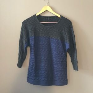 Two-Toned Boatneck Banana Republic Sweater